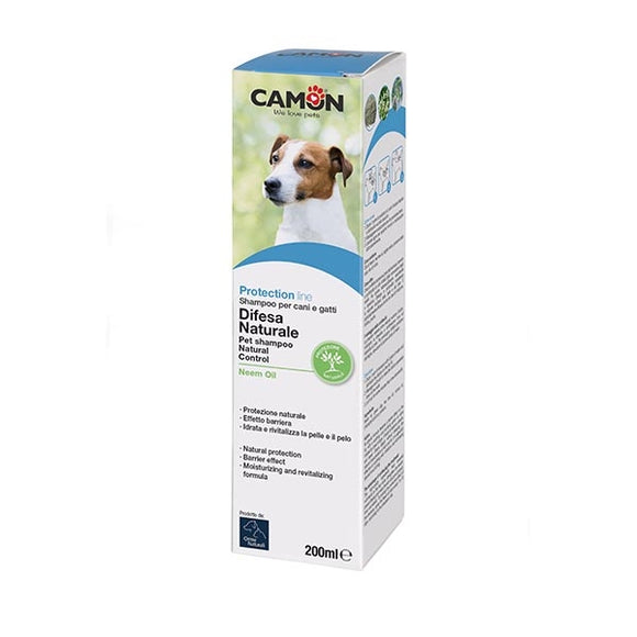 Camon - Articolo per cani - Shampoo Difesa Naturale Olio di Neem 200ml