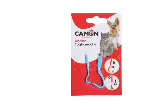Camon - Articolo per cani - Uncini in plastica per rimozione zecche