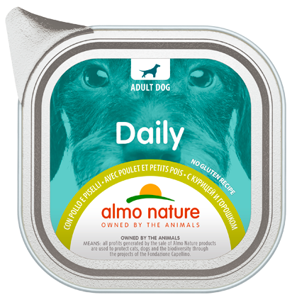 Almo Nature - Alimento per cani - Daily con Pollo e Piselli