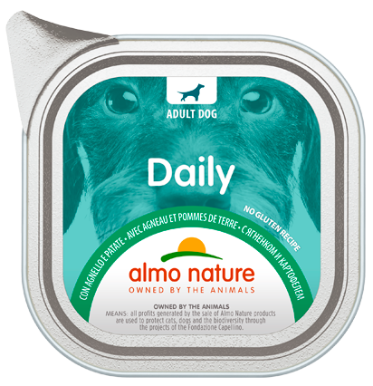 Almo Nature - Alimento per cani - Daily con Agnello e Patate