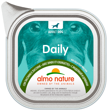 Almo Nature - Alimento per cani - Daily con Tacchino e Zucchine