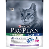 Purina - Alimento per gatti - Pro Plan Sterilised 7+ con Tacchino 400gr