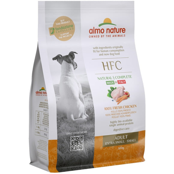 Almo Nature - Alimento per cani - HFC Adult XSmall & Small + gusti 300gr