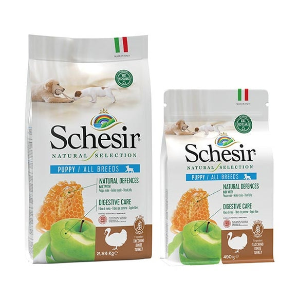 Schesir - Alimento per cani - Natural selection Puppy All Breeds con Tacchino