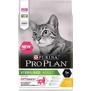Purina - Alimento per gatti - Pro Plan Sterilized Optidigest Adult con Pollo 400gr