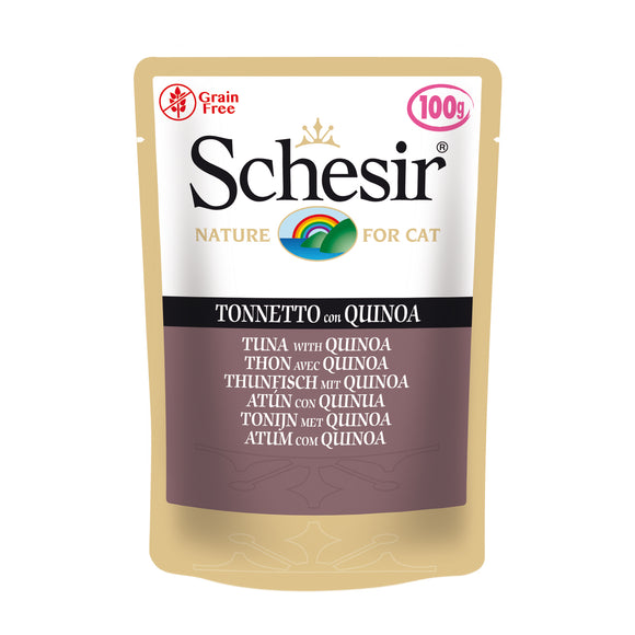 Schesir - Alimento per gatti - Tonnetto con quinoa 100gr