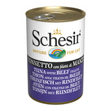 Schesir - Alimento per gatti - Tonnetto con filetti di manzo 140gr
