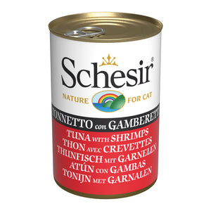 Schesir - Alimento per gatti - Tonnetto con gamberetti 140gr
