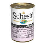 Schesir - Alimento per gatti - Filetti di pollo con gamberetti 140gr
