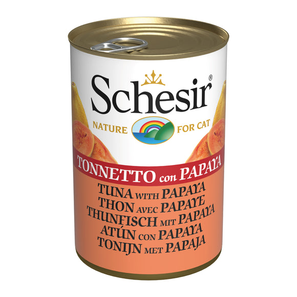 Schesir - Alimento per gatti - Tonnetto con papaya 140gr
