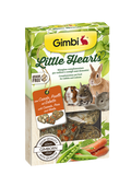 Gimbi - Alimento per roditori - Snackitos Cuori Di Carote 115gr