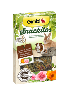 Gimbi - Alimento per roditori - Snackitos Legnetti di nocciolo 3pz