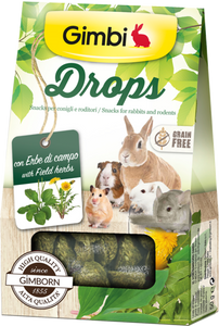 Gimbi - Alimento per roditori - Drops con erbe di campo 50gr