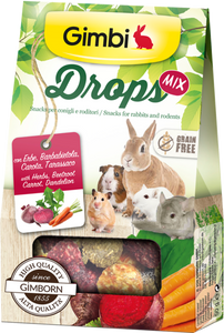 Gimbi - Alimento per roditori - Drops Mix 50gr