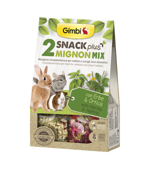Gimbi - Alimento per roditori - SNACK PLUS MIGNON MIX 2 50gr