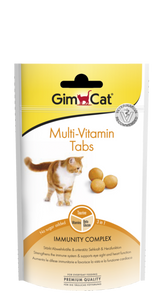 GimCat - Alimento per gatti - Multi-Vitamin Tabs Rafforza il sistema immunitario 40gr