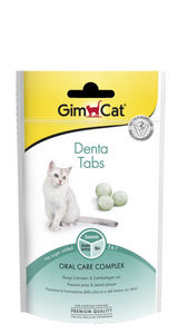 GimCat - Alimento per gatti - Denta Tabs Elimina placca 40gr