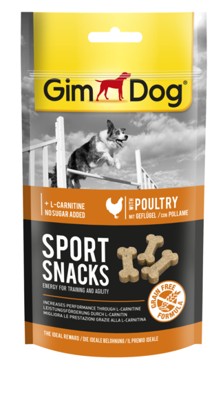 GimDog - Alimento per cani - Sport Snacks con Pollo 60gr