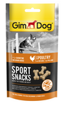 GimDog - Alimento per cani - Sport Snacks con Pollo 60gr