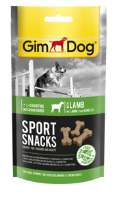 GimDog - Alimento per cani - Sport Snacks con Agnello 60gr