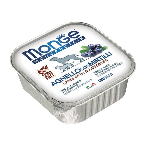 Monge - Alimento per cani - Monoproteico frutta + gusti da 150gr
