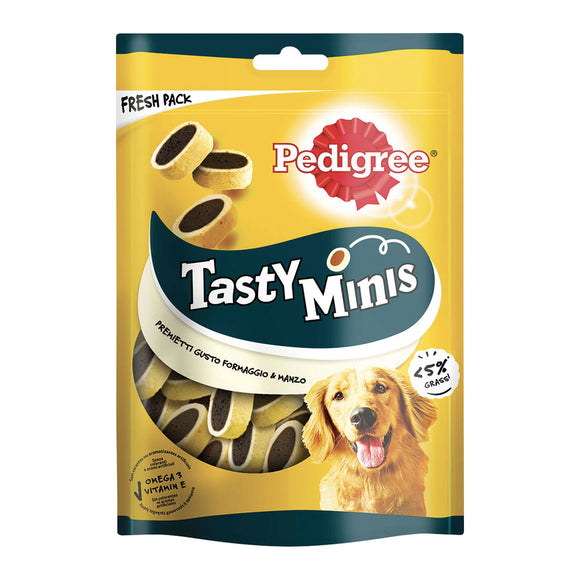 Pedigree - Articolo per cani - Tasty bites cheesy cubes 140gr