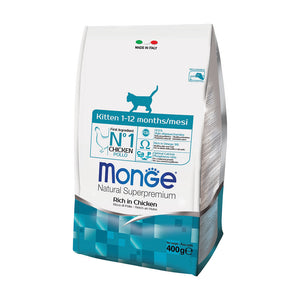 Monge - Alimento per gatti - Natural Superpremium Kitten POLLO 400gr