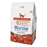 Monge - Alimento per gatti - Natural Superpremium Senior POLLO/RISO 400gr