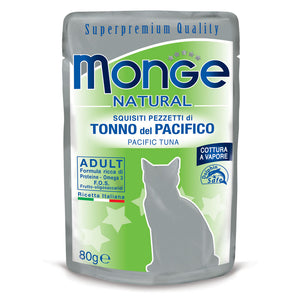 Monge - Alimento per gatti - TONNO DEL PACIFICO 80gr