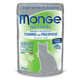 Monge - Alimento per gatti - TONNO DEL PACIFICO 80gr