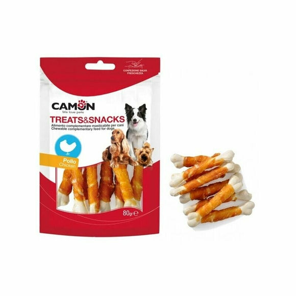Camon - Articolo per cani - Treats Snacks Chicken&Bones da 80gr