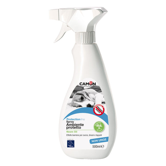 Camon - Articolo per cani - Protection Line Spray protettivo per ambienti Neem 500ml