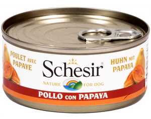 Schesir - Alimento per cani - Filetti di pollo con papaya 150gr