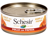 Schesir - Alimento per cani - Filetti di pollo con papaya 150gr