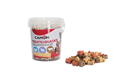 Camon - Articolo per cani - Mini Treats&Snacks Mini Bones mix 500g
