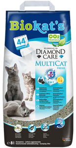 Biokat’s - Articolo per gatti - Diamond Care Multicat Lettiera 2in1 8lt