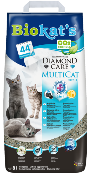 Biokat’s - Articolo per gatti - Diamond Care Multicat Lettiera 2in1 8lt