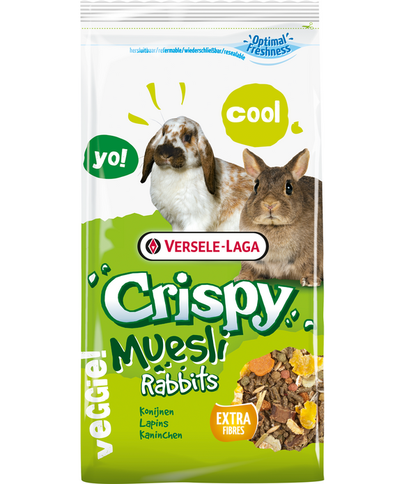 Versele Laga - Alimento per roditori - Crispy Muesli Coniglietti