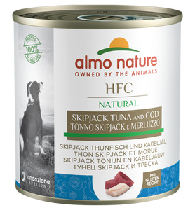 Almo Nature - Alimento per cani - HFC Natural con Tonno Skipjack e Merluzzo 290gr