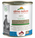Almo Nature - Alimento per cani - HFC Natural con Tonno Skipjack e Merluzzo 290gr