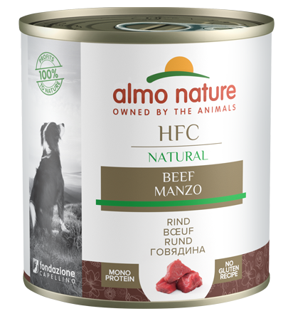 Almo Nature - Alimento per cani - HFC Natural Manzo 290gr