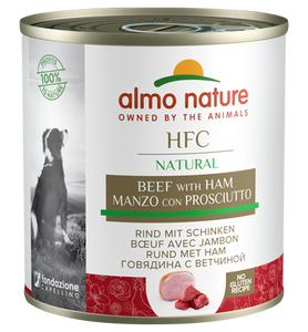 Almo Nature - Alimento per cani - HFC Natural con Manzo e Prosciutto 290gr