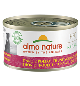 Almo Nature - Alimento per cani - HFC Natural Tonno e Pollo 95gr
