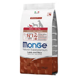 Monge - Alimento per cani - Mini Puppy AGNELLO/RISO 2,5kg