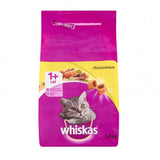 Whiskas - Alimento per gatti - Cibo secco per gatto adulto 1+ POLLO 1,4 kg