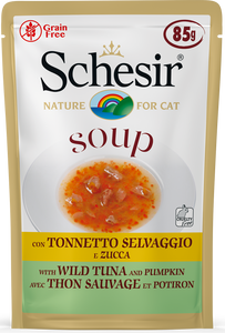 Schesir - Alimento per gatti -  Tonnetto Selvaggio e Zucca 85gr