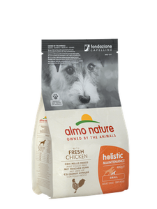 Almo Nature - Alimento per cani - Holistic Maintenance con Pollo Fresco XS/S 400gr