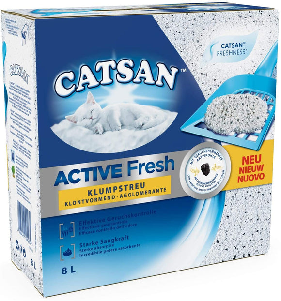 Catsan - Articolo per gatti - LETTIERA AGGLOMERANTE 8lt