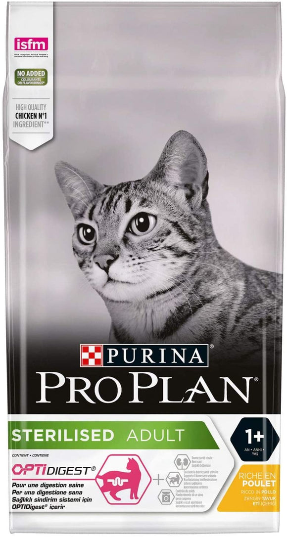Purina - Alimento per gatti - Pro Plan Sterilized Optidigest Pollo 1,5kg