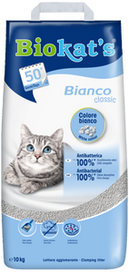 Biokat’s - Articolo per gatti - Bianco Lettiera in argilla naturale 10kg